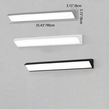 Waterproof Square Aluminum Acrylic LED Wall Scone Lamp