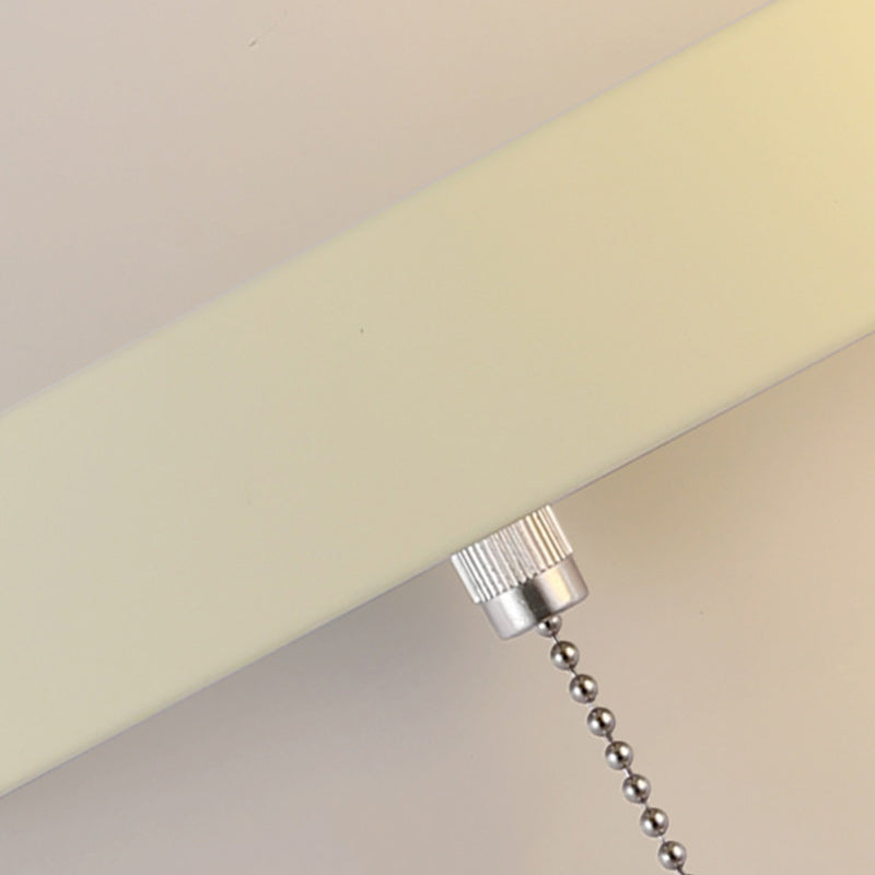 Rectangular Round Iron Glass 1-Light Wall Sconce Lamp