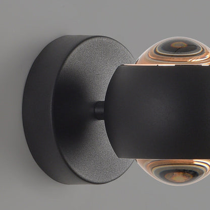 Spherical Round Aluminum Iron LED Wall Scone Lamp