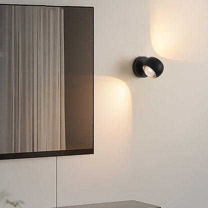 Spherical Round Aluminum Iron LED Wall Scone Lamp