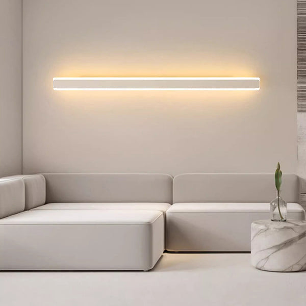 Minimalist Rectangular Iron Acrylic LED Wall Sconce Lamp