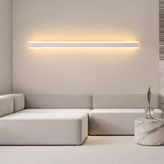 Minimalist Rectangular Iron Acrylic LED Wall Sconce Lamp