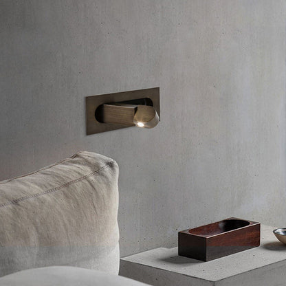 Rectangular Cylindrical Steel Aluminum LED Wall Scone Lamp