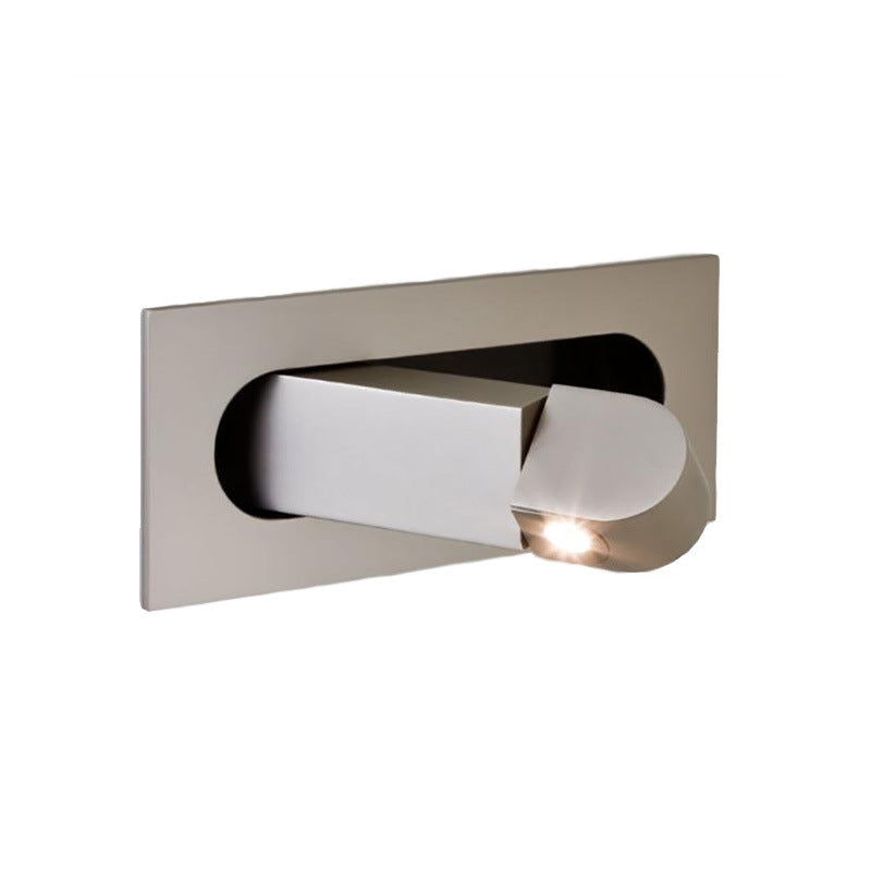 Rectangular Cylindrical Steel Aluminum LED Wall Scone Lamp