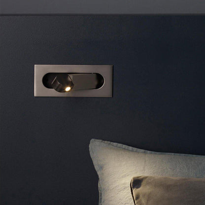 Rectangular Cylindrical Steel Aluminum LED Wall Scone Lamp