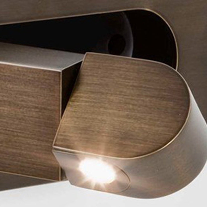 Rectangular Cylindrical Steel Aluminum LED Wall Scone Lamp