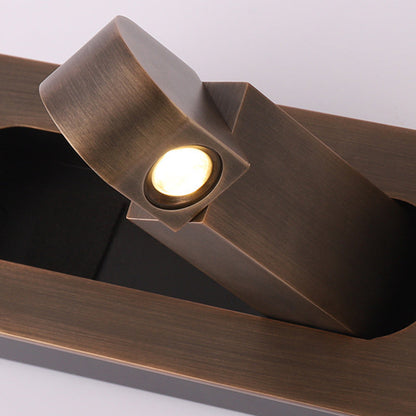 Rectangular Cylindrical Steel Aluminum LED Wall Scone Lamp