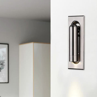 Cylindrical Acrylic Aluminum Inset LED Wall Scone Lamp