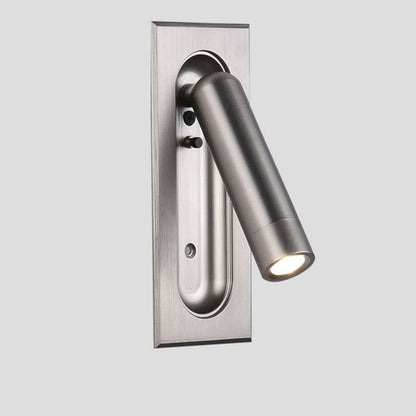 Cylindrical Acrylic Aluminum Inset LED Wall Scone Lamp