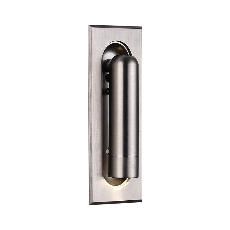 Cylindrical Acrylic Aluminum Inset LED Wall Scone Lamp