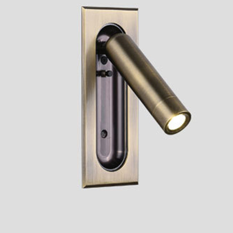 Cylindrical Acrylic Aluminum Inset LED Wall Scone Lamp