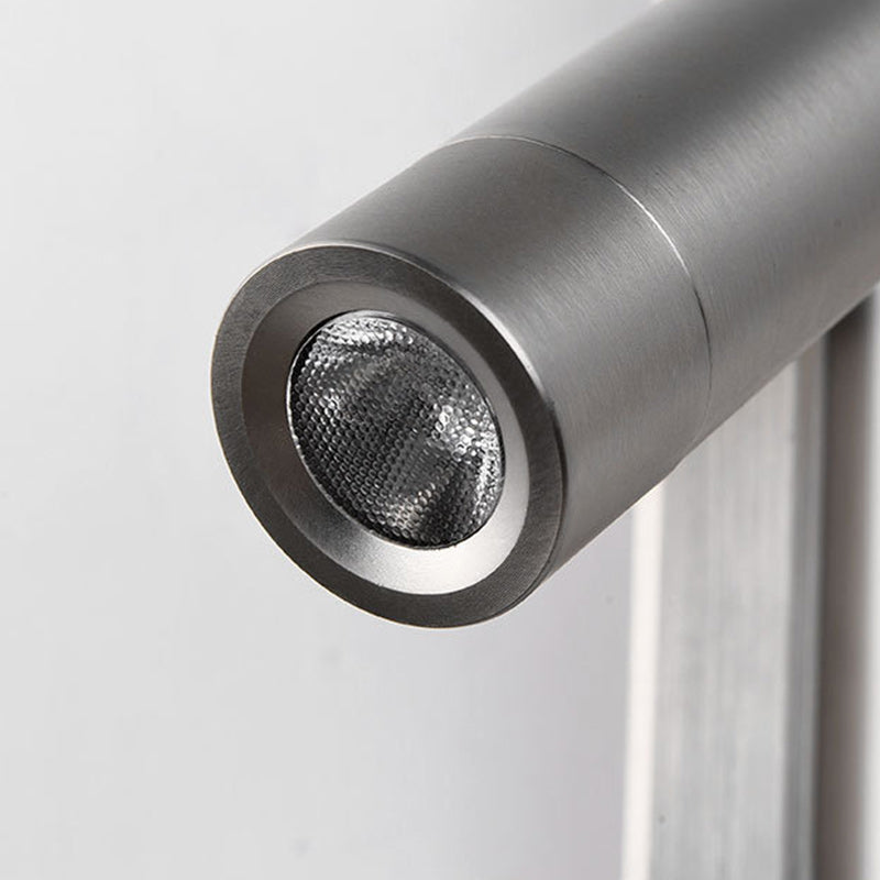 Cylindrical Acrylic Aluminum Inset LED Wall Scone Lamp