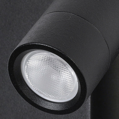 Round Cylindrical Aluminum Acrylic LED Wall Scone Lamp
