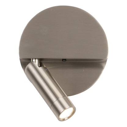 Round Cylindrical Aluminum Acrylic LED Wall Scone Lamp