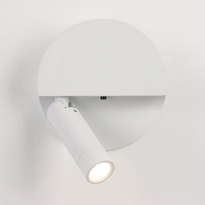 Round Cylindrical Aluminum Acrylic LED Wall Scone Lamp