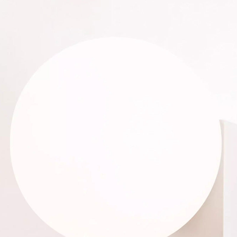 Simplicity Orb Aluminum ABS 1-Light Wall Sconce Lamp