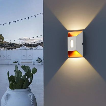 Waterproof Trapezoidal Aluminum LED Wall Sconce Lamp
