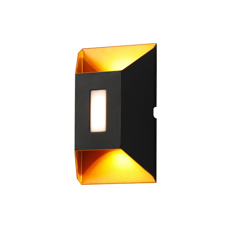 Waterproof Trapezoidal Aluminum LED Wall Sconce Lamp