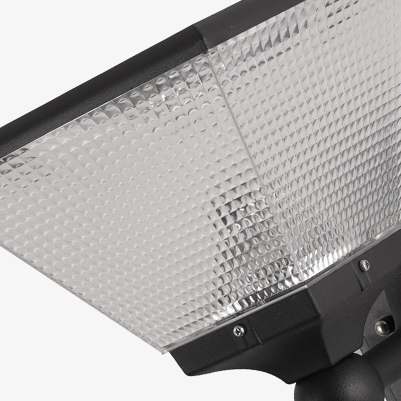 Solar Square Round Aluminum PC LED Wall Sconce Lamp