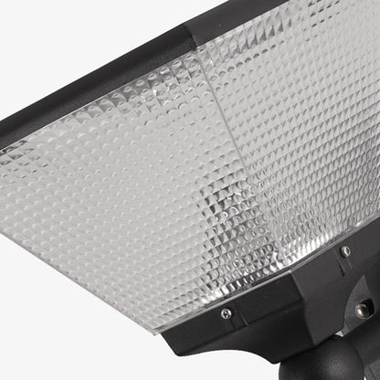 Solar Square Round Aluminum PC LED Wall Sconce Lamp