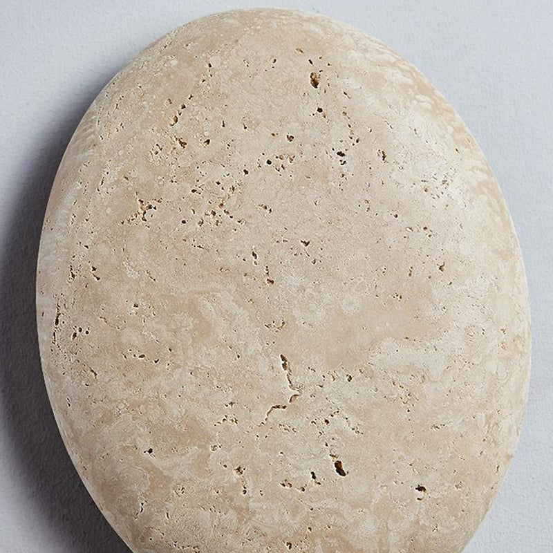Creative Balloon Beige Travertine LED Wall Sconce Lamp