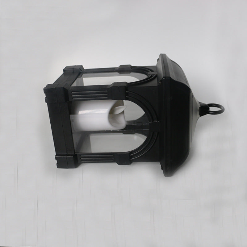 Solar Candle Plastic LED Outdoor Wall Sconce Lamp