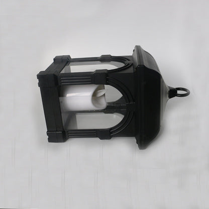 Solar Candle Plastic LED Outdoor Wall Sconce Lamp