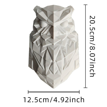 Creative 3D Printed Eagle Owl Plastic LED Wall Sconce Lamp
