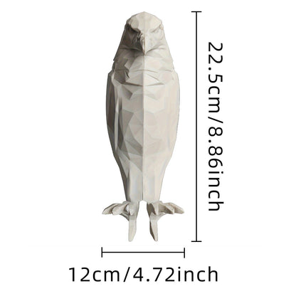 Creative 3D Printed Eagle Owl Plastic LED Wall Sconce Lamp