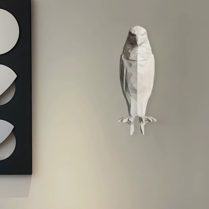 Creative 3D Printed Eagle Owl Plastic LED Wall Sconce Lamp