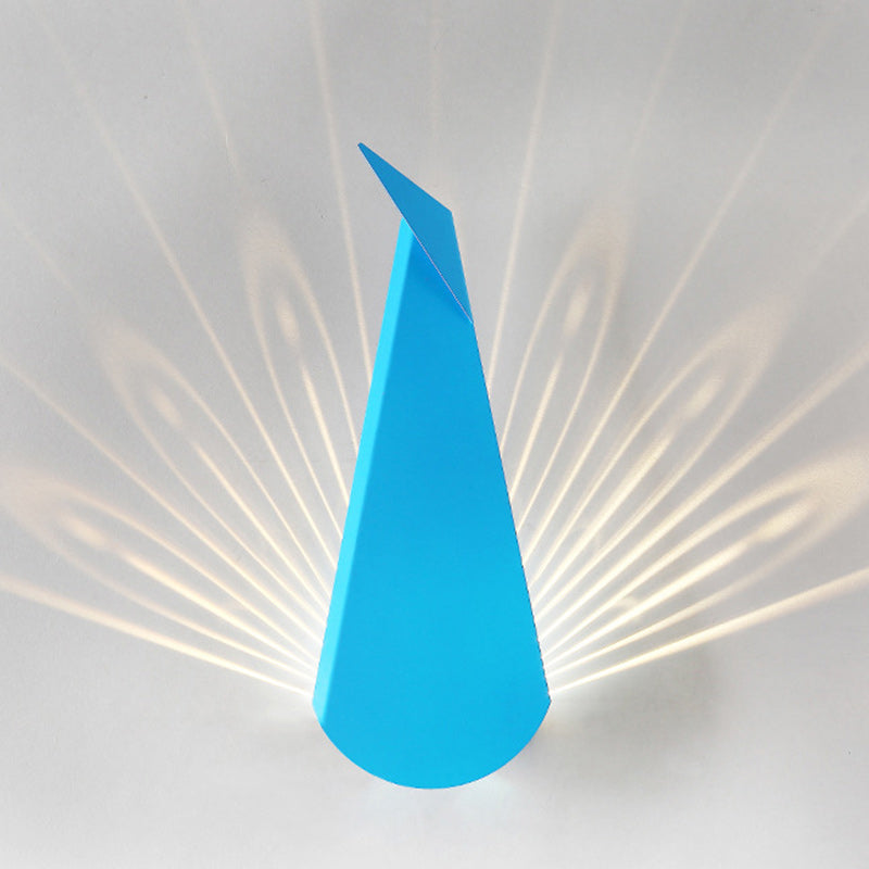 Triangle Scattered Light Iron Shade LED Wall Sconce Lamp