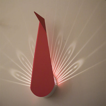 Triangle Scattered Light Iron Shade LED Wall Sconce Lamp