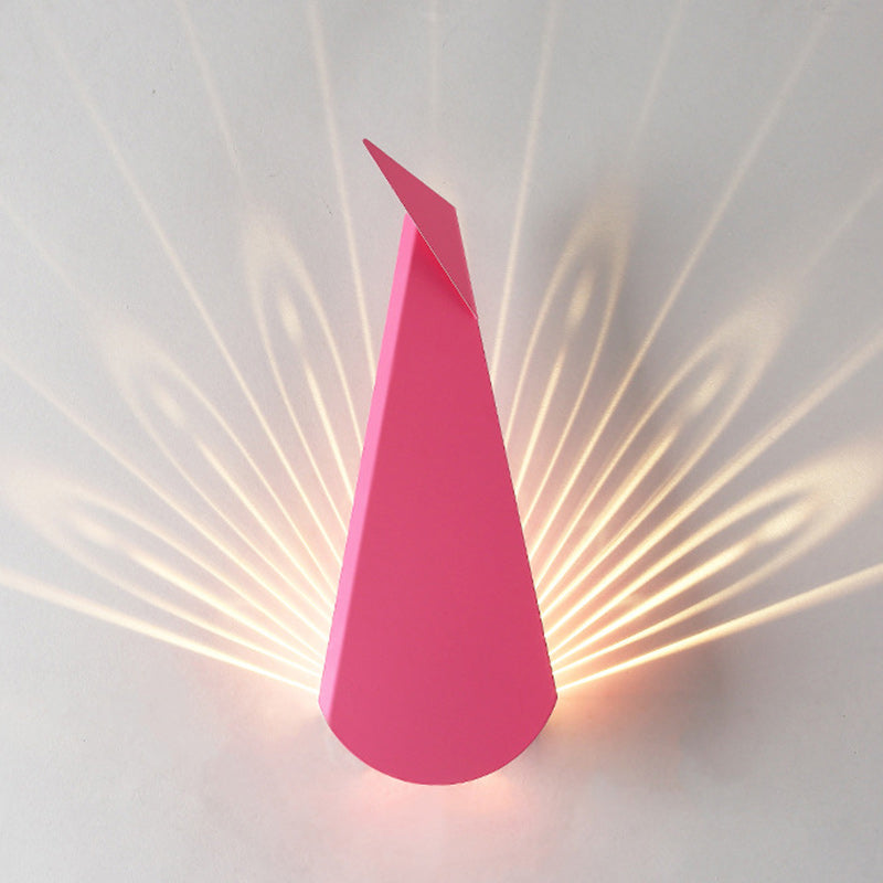 Triangle Scattered Light Iron Shade LED Wall Sconce Lamp