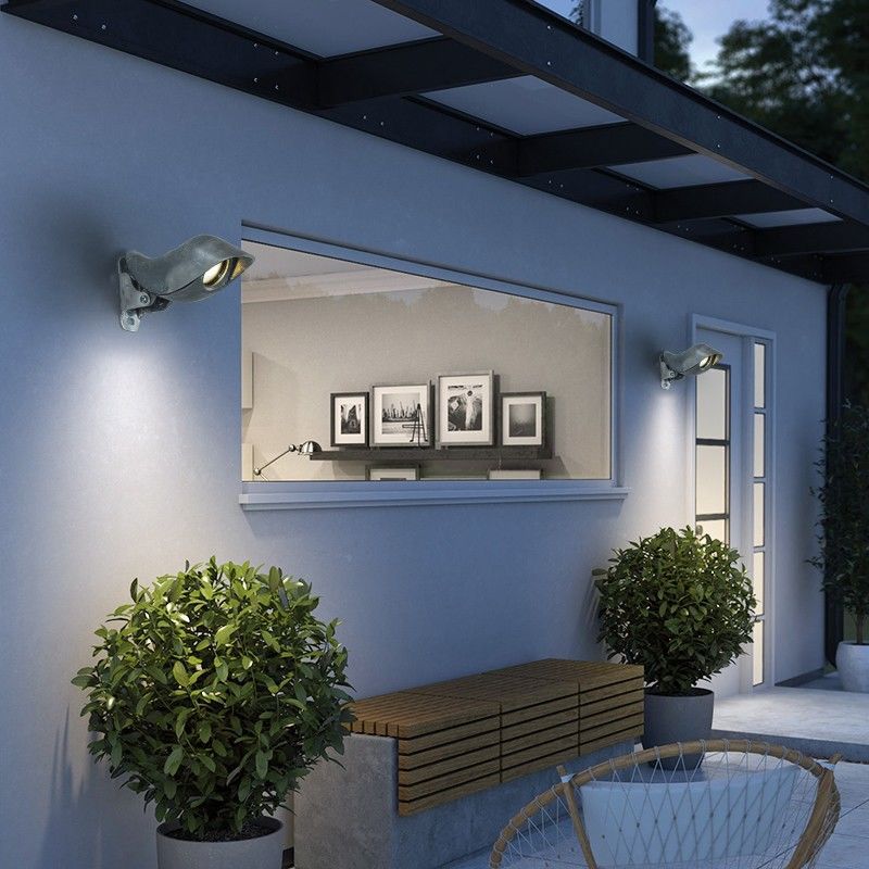 Waterproof Round Bird Shape Aluminum LED Wall Sconce Lamp