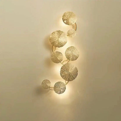 Round Steel Hardware 4/5/6/8 Light Wall Sconce Lamp