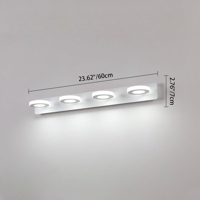 Rectangle Iron Acrylic LED Vanity Light Wall Sconce Lamp