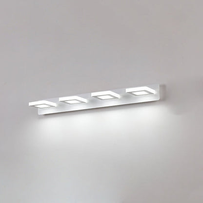 Rectangle Iron Acrylic LED Vanity Light Wall Sconce Lamp
