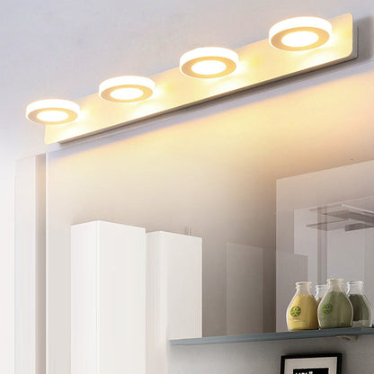 Rectangle Iron Acrylic LED Vanity Light Wall Sconce Lamp