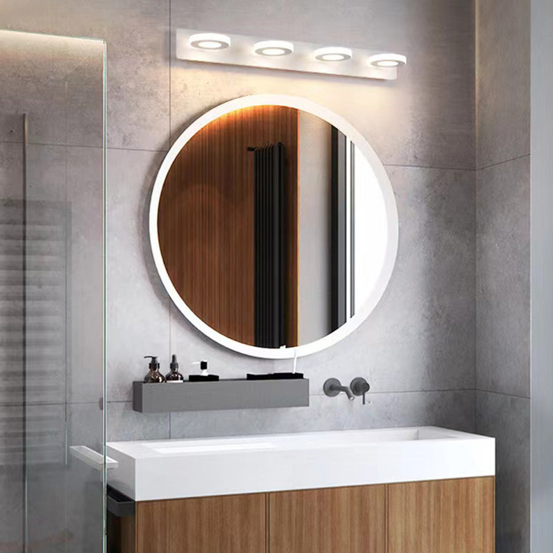Rectangle Iron Acrylic LED Vanity Light Wall Sconce Lamp