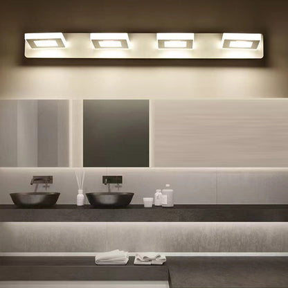 Rectangle Iron Acrylic LED Vanity Light Wall Sconce Lamp