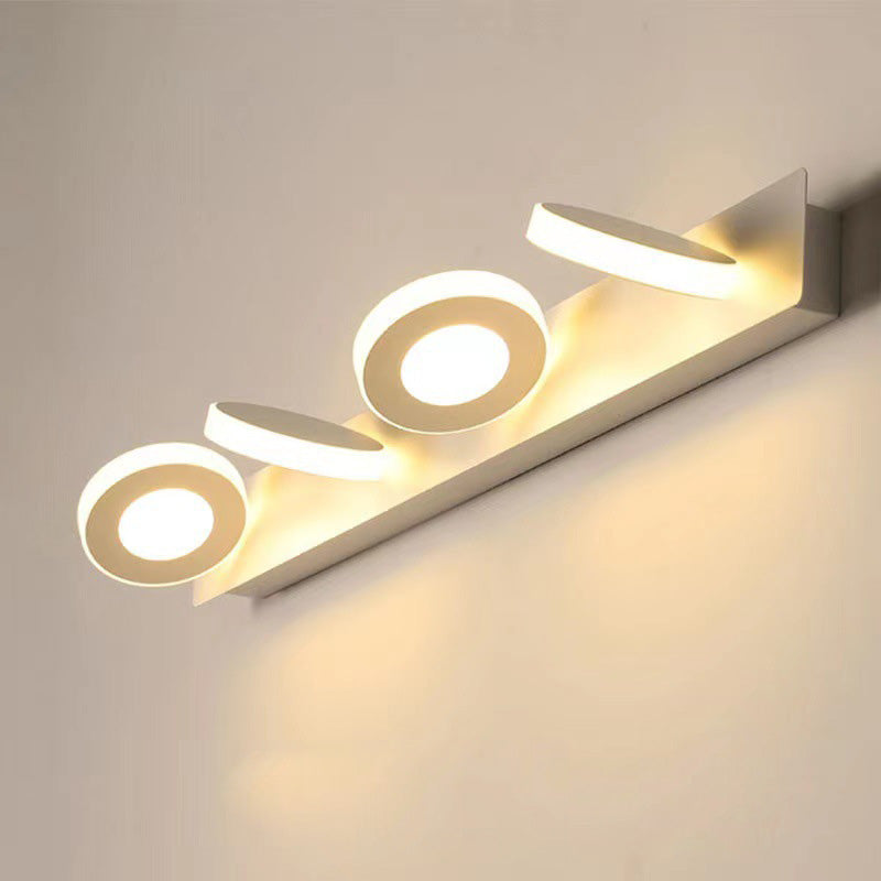 Rectangle Iron Acrylic LED Vanity Light Wall Sconce Lamp