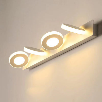 Rectangle Iron Acrylic LED Vanity Light Wall Sconce Lamp