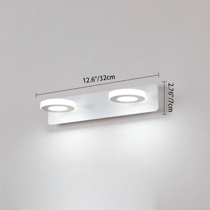 Rectangle Iron Acrylic LED Vanity Light Wall Sconce Lamp
