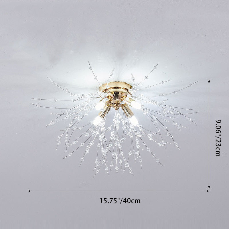 Contemporary Dandelion Ceiling Light