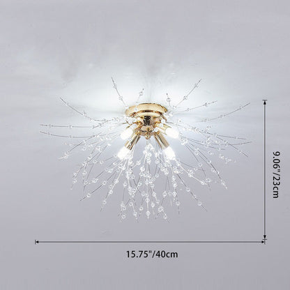 Contemporary Dandelion Ceiling Light
