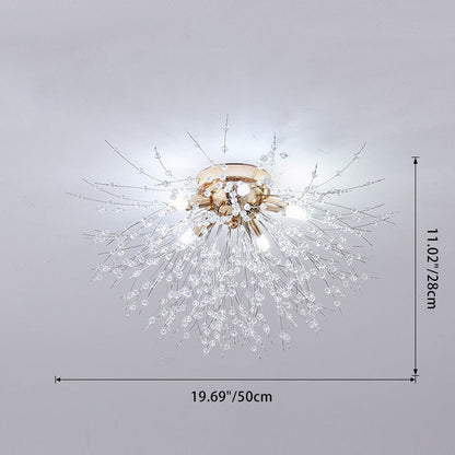 Contemporary Dandelion Ceiling Light