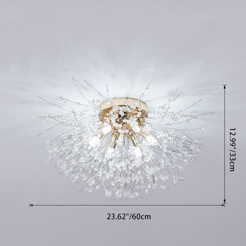 Contemporary Dandelion Ceiling Light