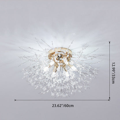 Contemporary Dandelion Ceiling Light