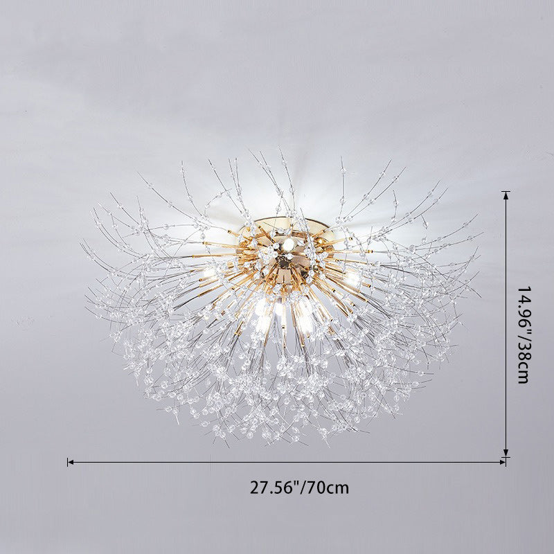 Contemporary Dandelion Ceiling Light