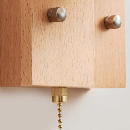 Square Base Iron Plastic Shade 1-Light Wall Sconce Lamp